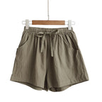 High-Waist Casual Summer Shorts – Lightweight Beach & Running Sweatpants for Women-HighTouch