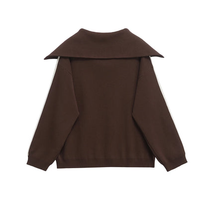 Completo donna in due pezzi con felpa e pantaloni a vita alta