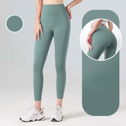 Women’s High-Waisted Fast-Dry Squat-Proof Yoga Leggings – Support & Comfort