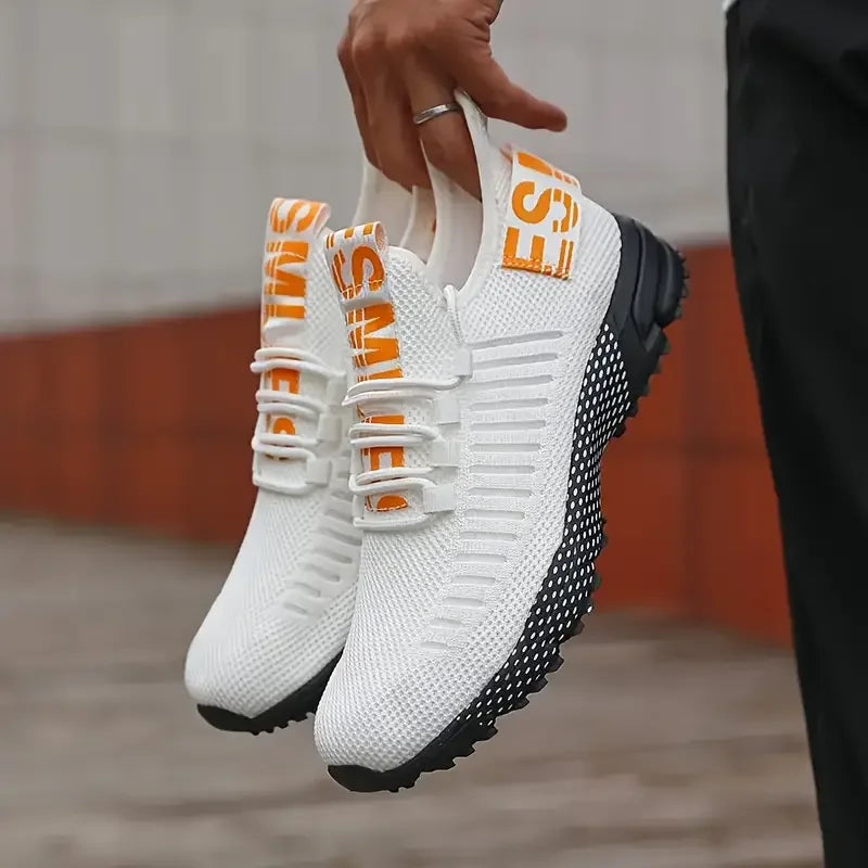 Men’s Lightweight Mesh Running Shoes-HighTouch