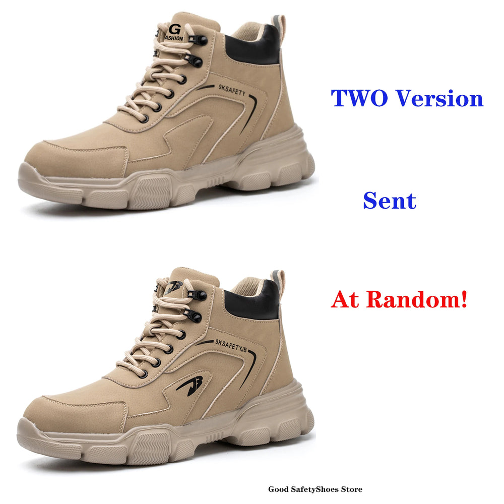 Steel Toe Waterproof Work Boots UK-HighTouch