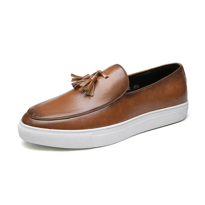 Men's Tuscan Elegance Slip-Ons – Italian Leather Loafers