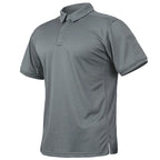 Men’s Short Sleeve Tactical Polo – Lightweight Performance & Outdoor Utility Shirt-HighTouch
