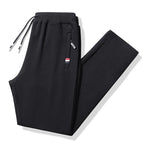 Plus Size Men’s Loose Fit Cotton Jogger Track Pants-HighTouch