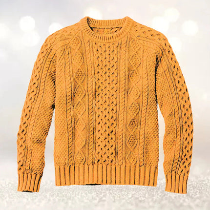 Men's Thick Woolen Knit Sweater