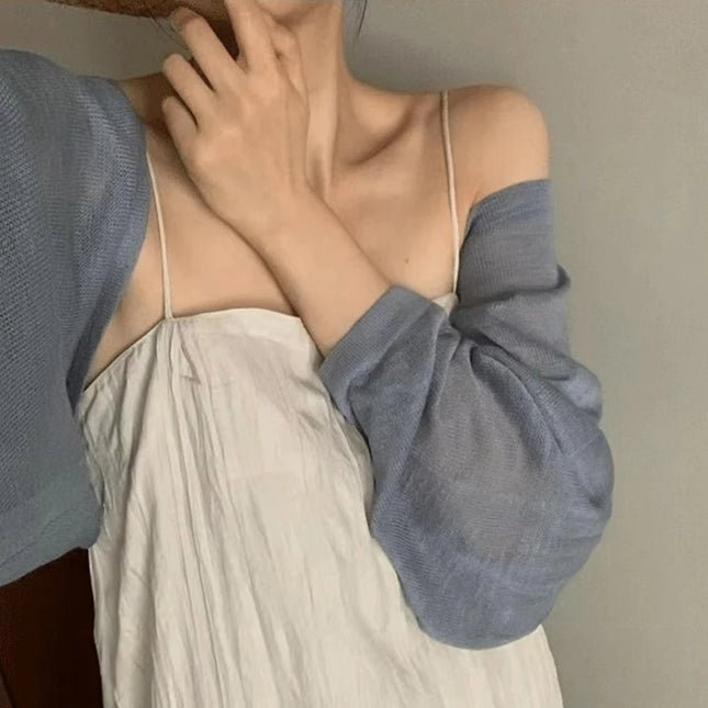 Lightweight Ice Silk Sunscreen Cardigan for Women