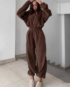Brown fleece material