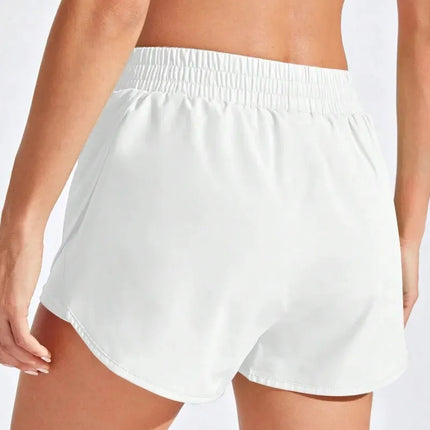 High-Waist Yoga Workout Shorts – Stretch Fitness Activewear for Women