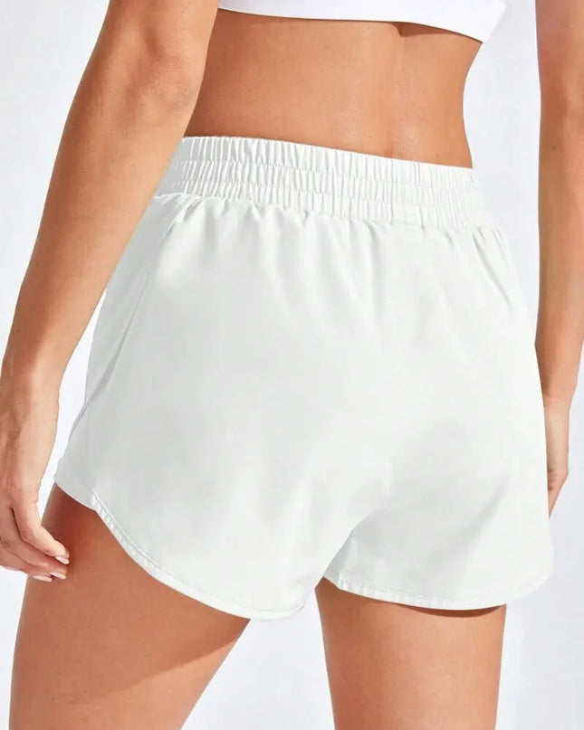 High-Waist Yoga Workout Shorts – Stretch Fitness Activewear for Women