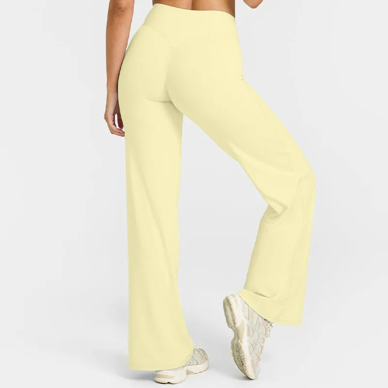 Ultra-Soft Butter Straight-Leg Yoga Pants Women-HighTouch