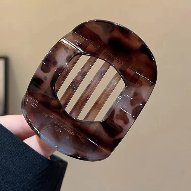 Korean Leopard Spoon Hair Clip