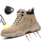 Steel Toe Waterproof Work Boots UK-HighTouch
