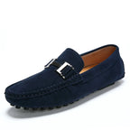 Classic Suede Leather Loafers – Men’s Breathable Soft Slip-On Shoes-HighTouch
