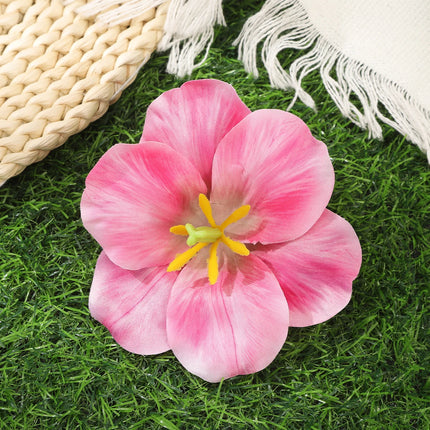AWAYTR Bohemian Hawaiian Flower Hair Clip – Romantic Side Bash Clip for Women & Girls