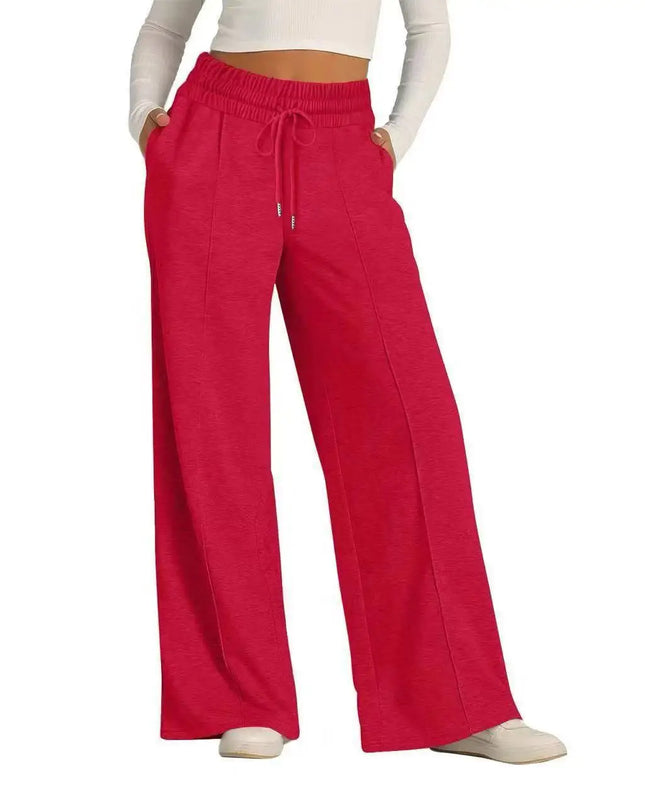 Loose Straight-Leg Sweatpants