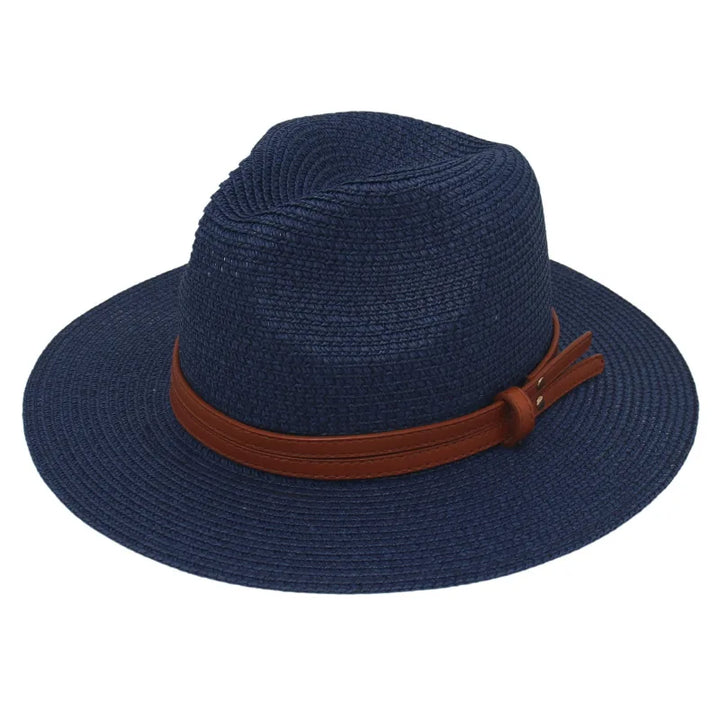 Breathable Straw Panama Sun Hat-HighTouch