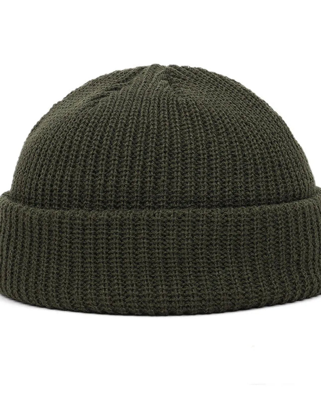 Luxury Winter Knit Beanie – Warm Short Skull Cap (Unisex)