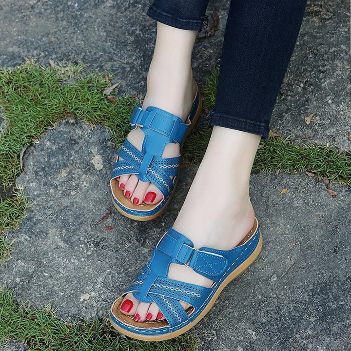 Orthopedic Wedge Platform Sandals Women-HighTouch