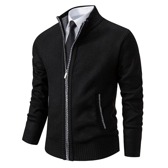 Men’s Fleece-Lined Zip Cardigan