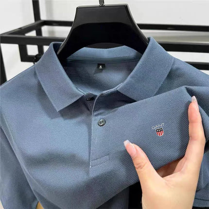 Premium 100% Cotton Men’s Polo – Embroidered, Golf-Ready & Breathable