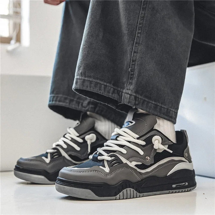 Men’s Vulcanized Platform Shoes-HighTouch