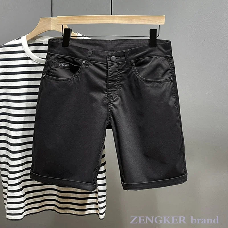 Men's Plus Size Summer Cotton Shorts – Loose Oversized Breeches-HighTouch
