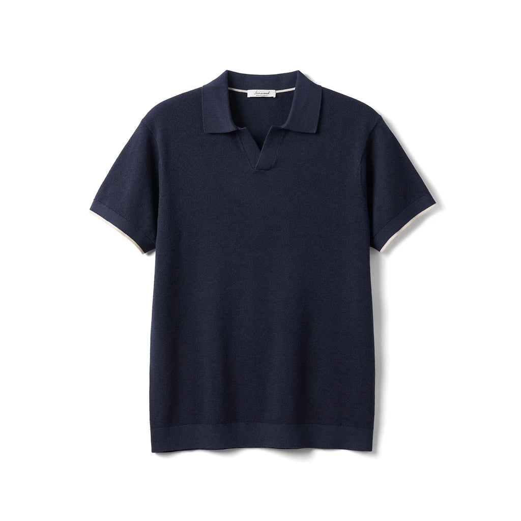 Summer Polo T-Shirts Men Tops Knit Short Sleeve-HighTouch