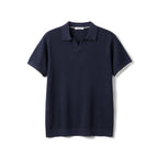 Summer Polo T-Shirts Men Tops Knit Short Sleeve-HighTouch