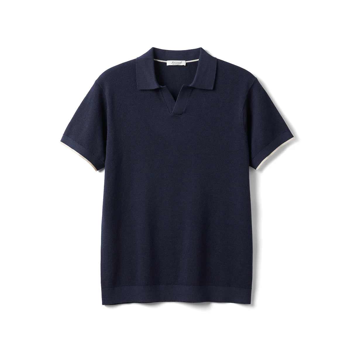 Summer Polo T-Shirts Men Tops Knit Short Sleeve-HighTouch
