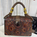 Vintage PU Wide-Strap Bucket Crossbody Bag – Large Capacity Shoulder Satchel for Women-HighTouch