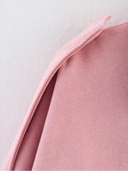 Women Oversized Suede Bomber Jacket Casual Zip Up-HighTouch