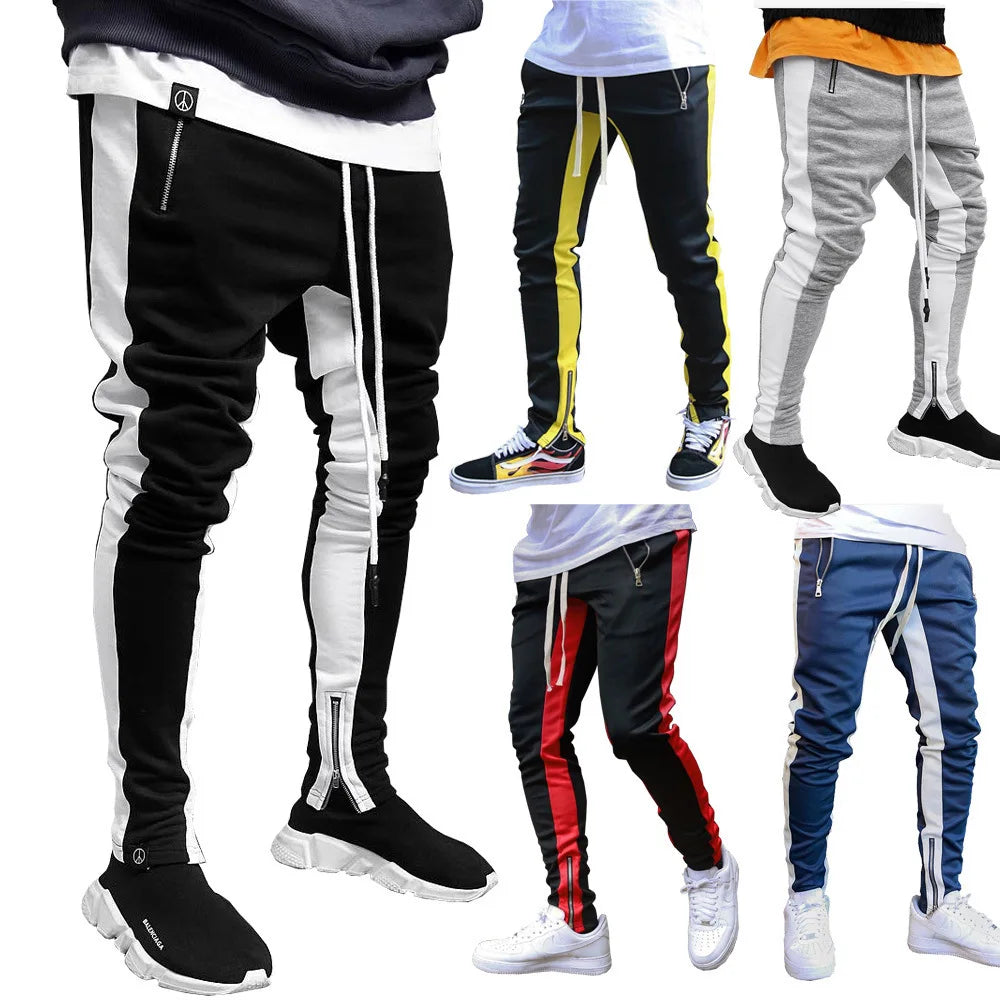 Men’s Slim Jogger Pants – Casual Gymwear with Elastic Waist