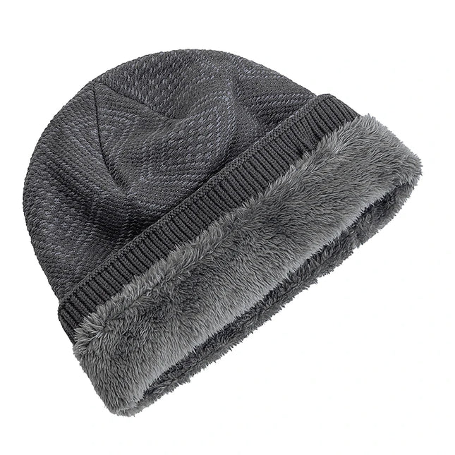 Stripes Knitted Slouchy Winter Beanie for Women