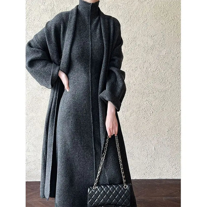 Women’s Knit Dress & Long Cardigan Set-HighTouch