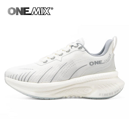 ONEMIX | White Road Running Shoes