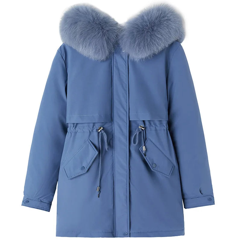 Women’s Hooded Mid-Length Parka