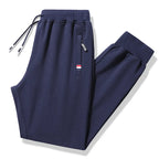 Plus Size Men’s Loose Fit Cotton Jogger Track Pants-HighTouch