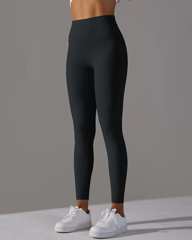 High-Wais Leggings – Buttery-Soft, Sweat-Wicking, with Hidden Pocket