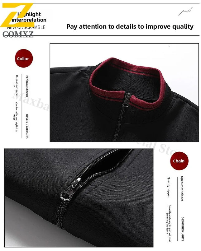 Men’s Stand-Up Collar Sports Jacket