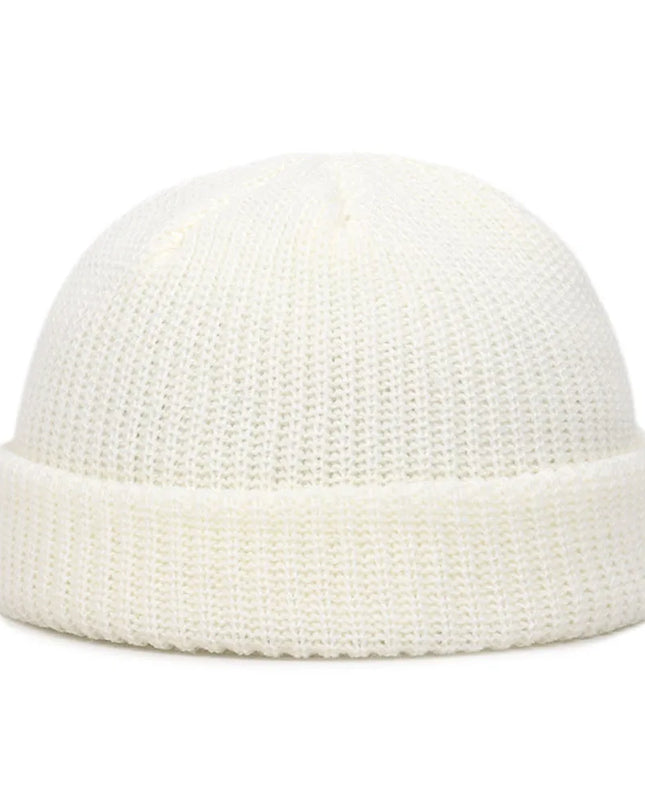 Luxury Winter Knit Beanie – Warm Short Skull Cap (Unisex)