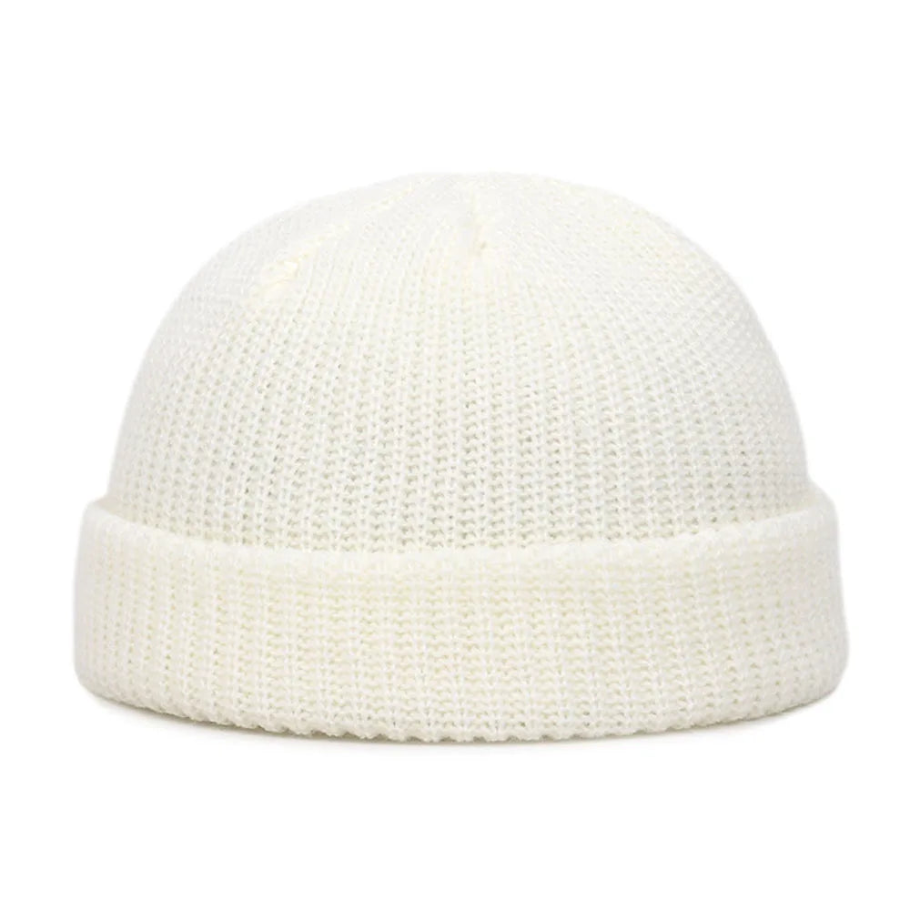 Luxury Winter Knit Beanie – Warm Short Skull Cap (Unisex)