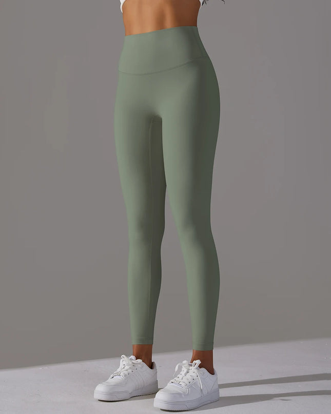 High-Wais Leggings – Buttery-Soft, Sweat-Wicking, with Hidden Pocket