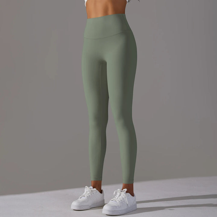 High-Wais Leggings – Buttery-Soft, Sweat-Wicking, with Hidden Pocket-HighTouch