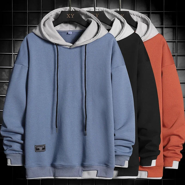 Men’s Harajuku-Style Oversized Hoodie – Bold Streetwear Pullover