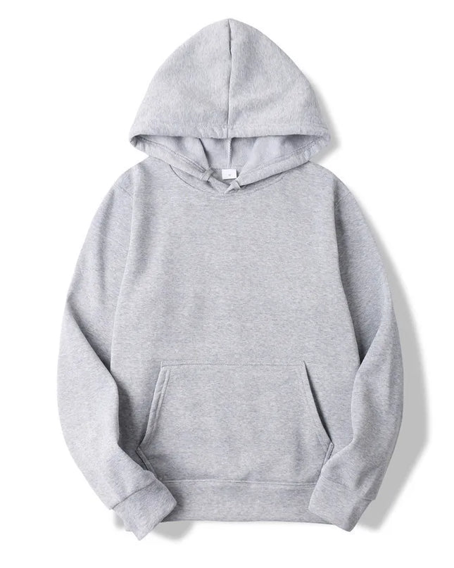 Unisex Solid-Colour Hoodie