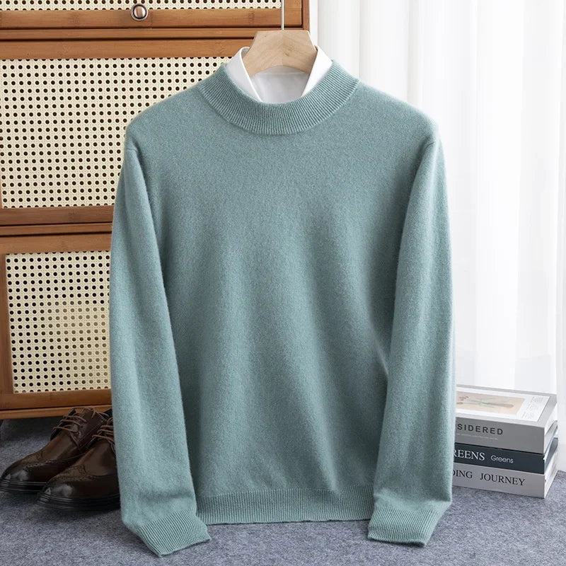Men's Merino Wool Signature Sweater – Soft & Warm