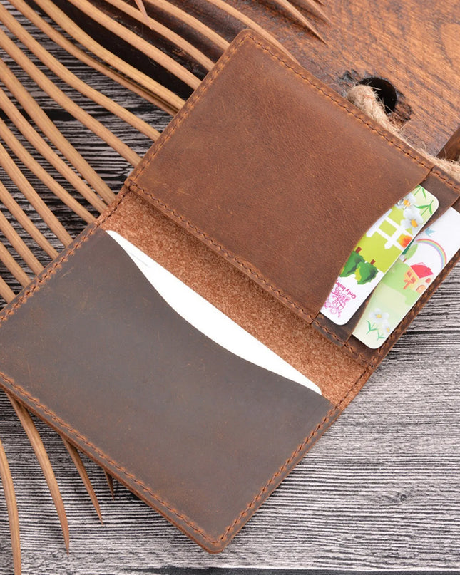 Slim Leather Bifold Wallet