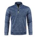 Men’s Fleece-Lined Half Zip Turtleneck Pullover Jacket