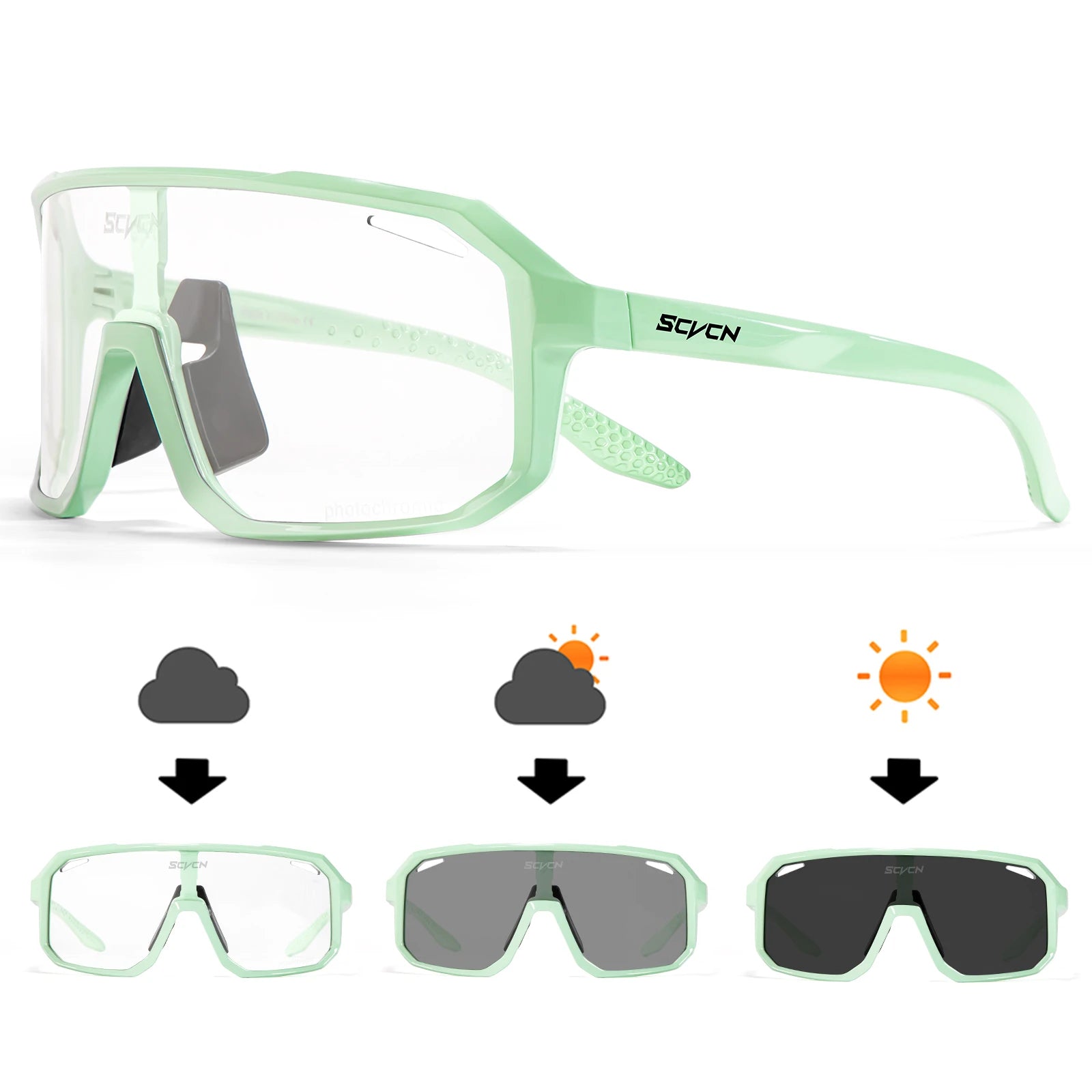 Men’s UV400 Polarized Cycling Sunglasses – Lightweight Sports Eyewear