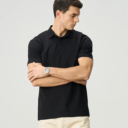 SIMWOOD|Sorona Piqué Polo Shirt – 230 gsm Cool-Touch T-shirts Tops